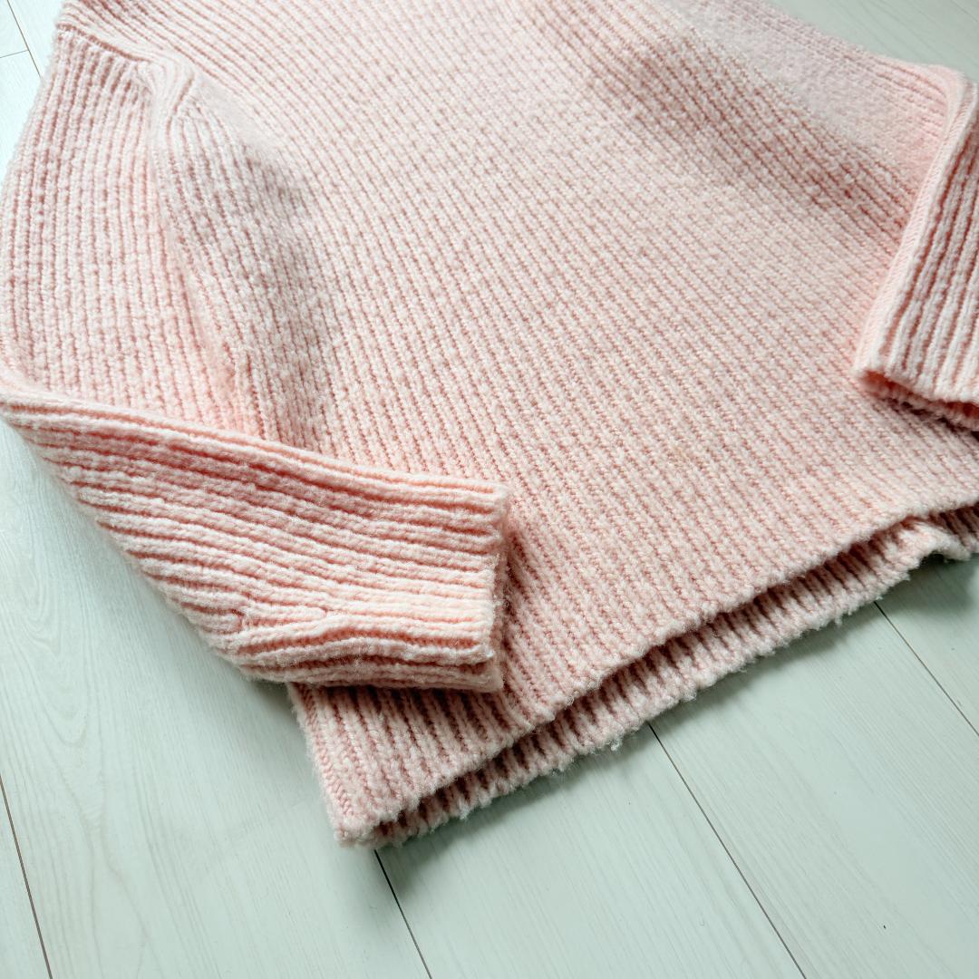 美品✨オーラリー ウールキャメル モックネック リブニットプル