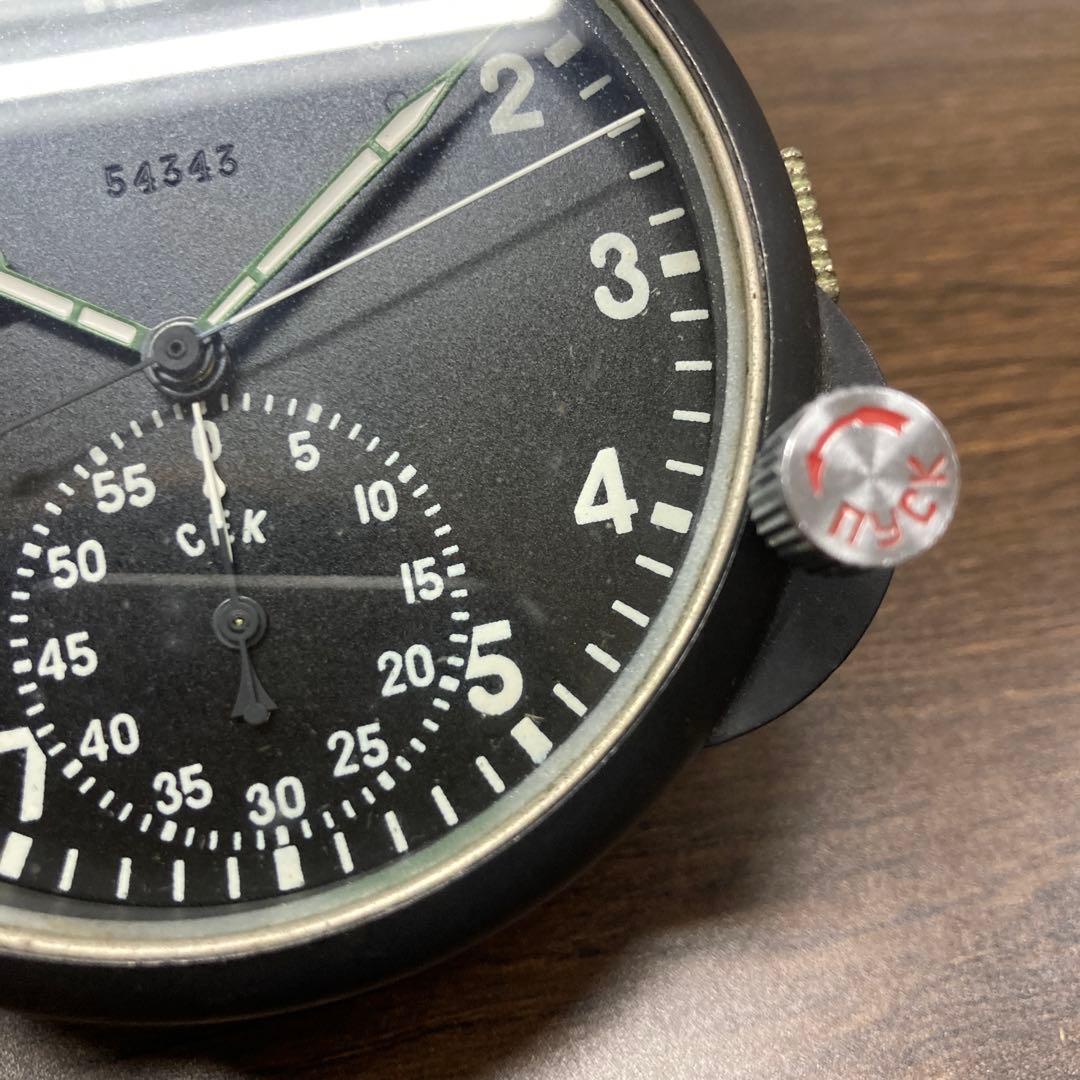 MiG 1970年製 ソビエト軍 ソ連航空機 コックピット 時計 赤軍