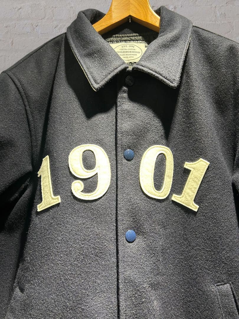 NEIGHBORHOOD メルトン スタジャン L 黒 1901 - メルカリ