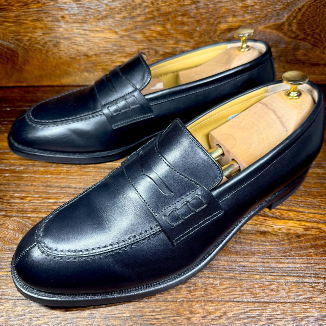 【美品】◆REGAL◆リーガル 27.0cm ローファー レザー 革靴 黒