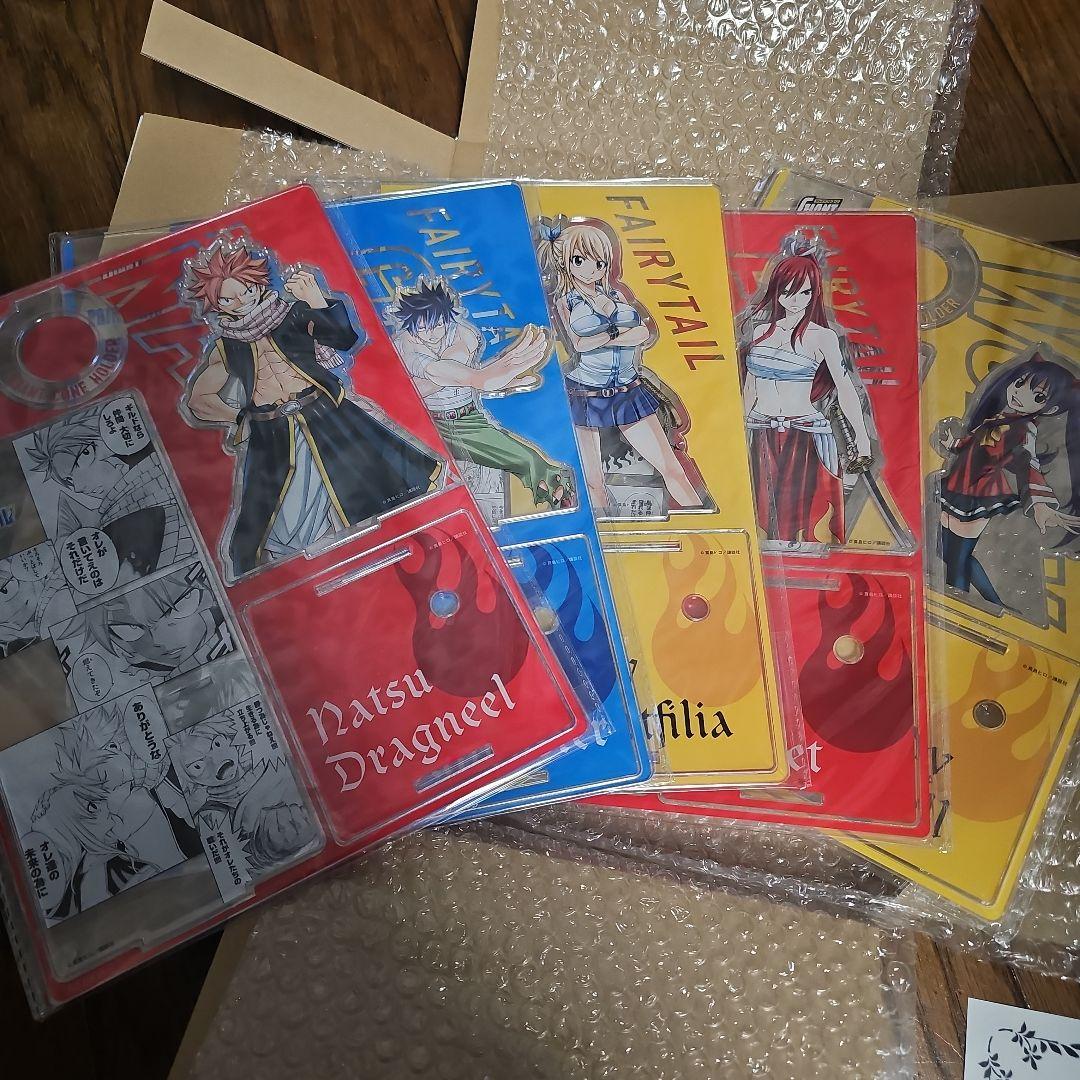 ジャイアントコーン×FAIRYTAILアクリルスタンド5枚セット非売品 - メルカリ