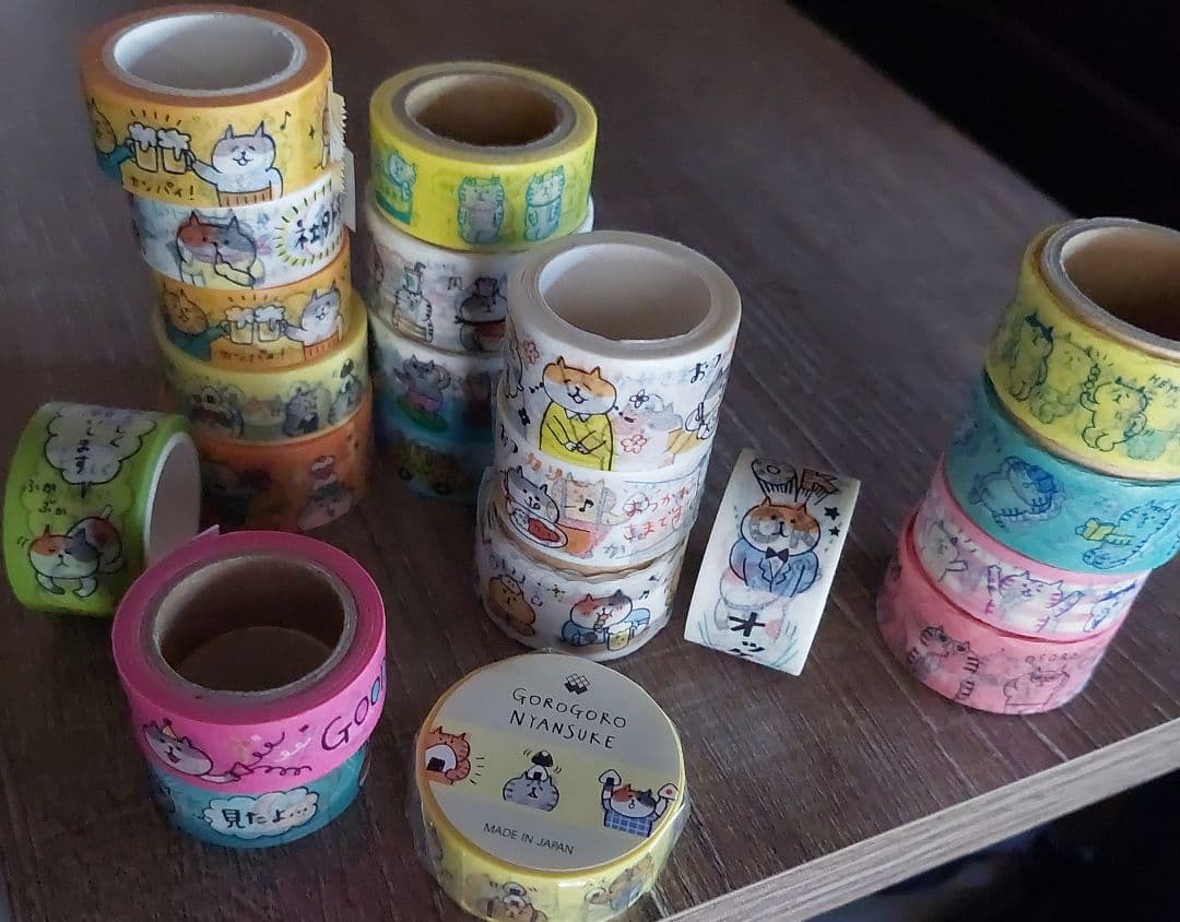 ごろごろにゃんすけ マスキングテープ 多色 楽天市場】マインドウェイブ マスキングテープ マステ ダイカット