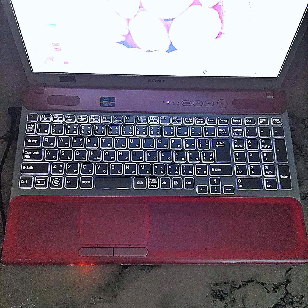 スケルトンピンクノートパソコン❣️Core-i5☘️爆速SSD✨メモリ8G