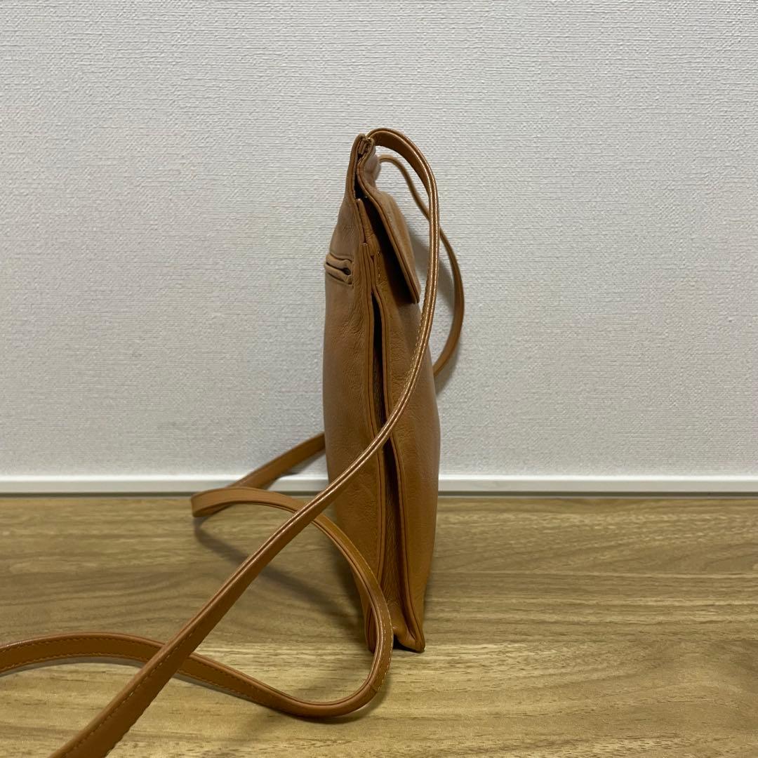 《美品》LOEWE（ロエベ）レザー ショルダーバッグ ライトブラウン