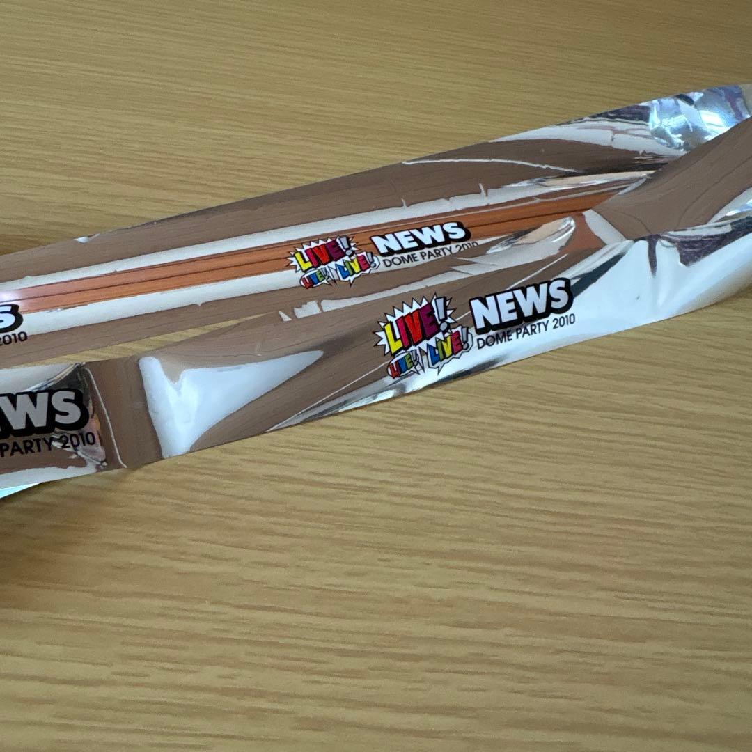 NEWS ライブ LIVE！LIVE！LIVE！2010 銀テープ - メルカリ