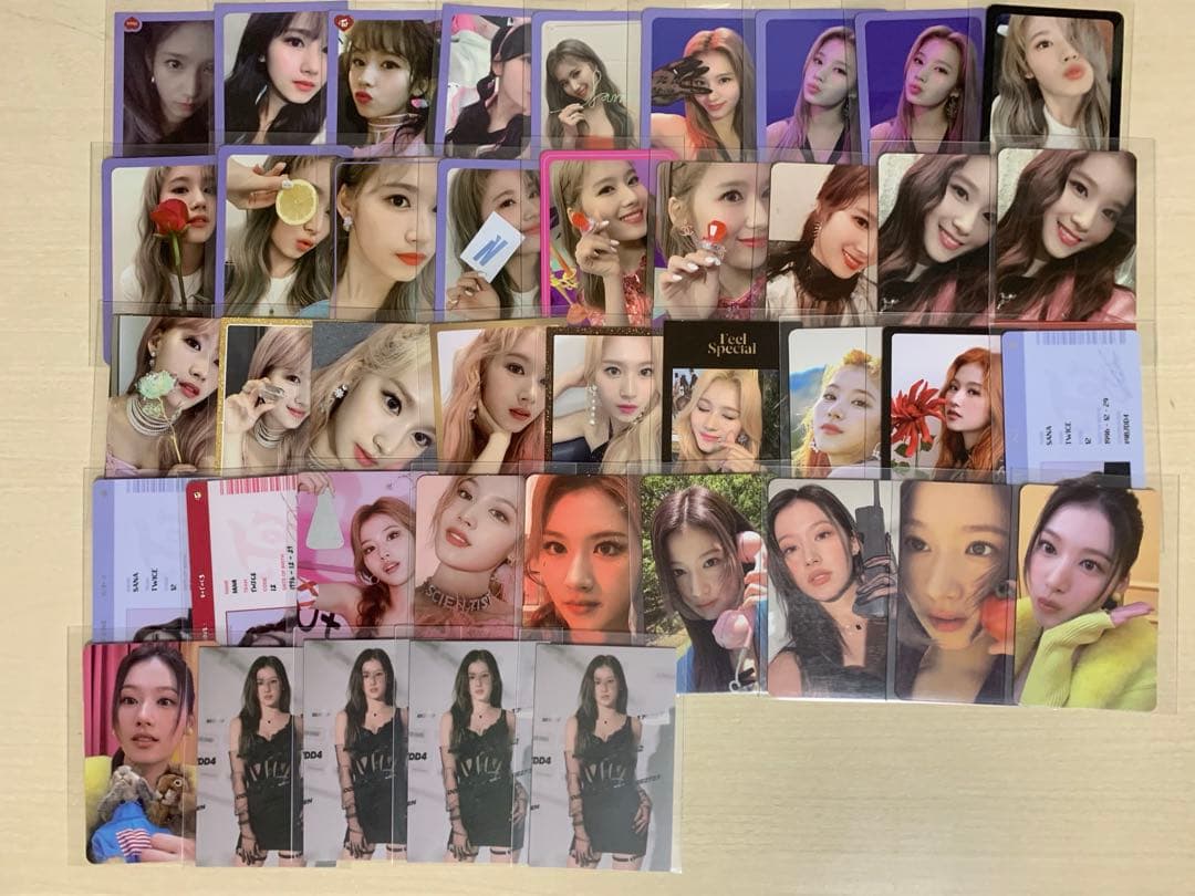 TWICE サナ SANA トレカ　アルバムトレカ　計79枚 TWICE SANA サナ グッズ フォトメッセージカード 56枚 トレカ カード