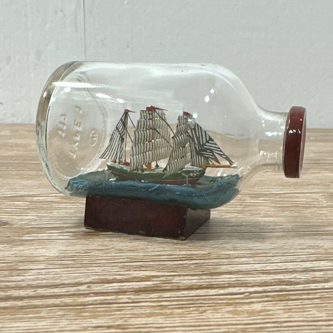 ガラス製ボトルシップ 帆船の模型 - メルカリ