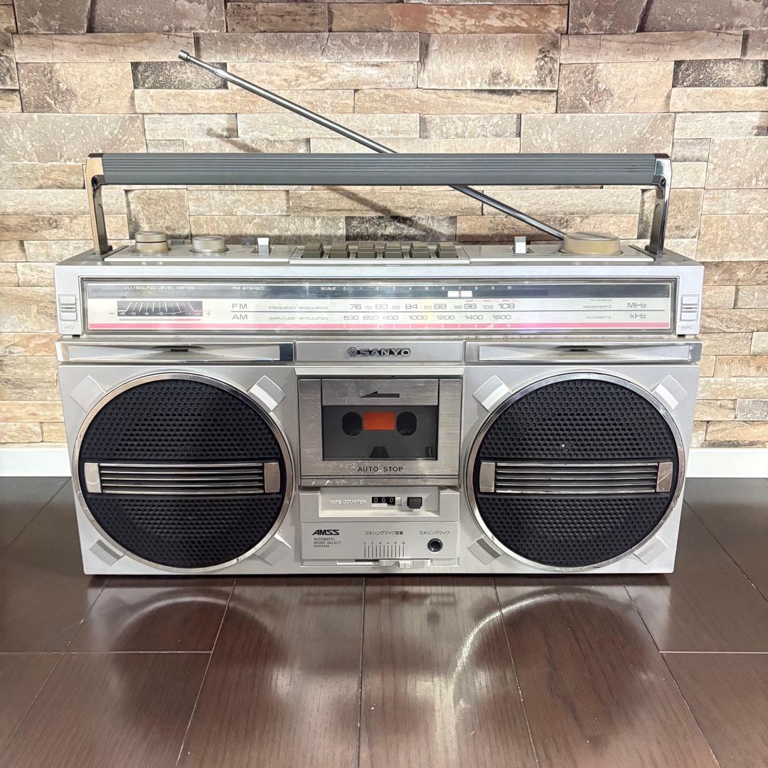 SANYO ラジカセ MR-X830 サンヨー レトロ アンティーク ラジオ