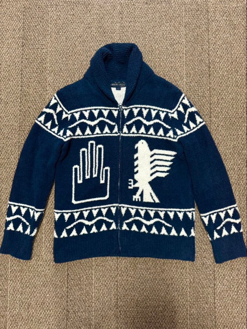 ベアフットドリームス　ジップアップニットカーディガン　ネイティブ柄 BAREFOOT DREAMS（ベアフットドリームズ） 残りわずか！セール30％OFF