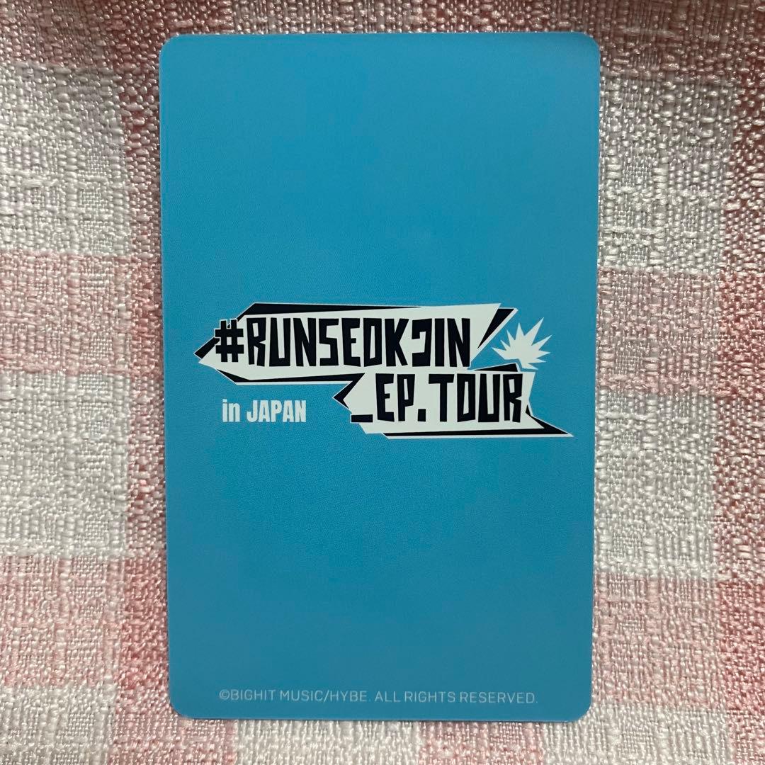 BTS JIN ジン RUNSEOKJIN TOUR in JAPAN トレカ - メルカリ