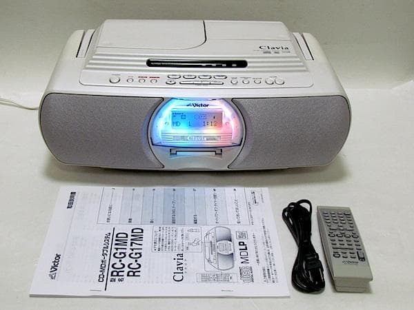 ビクター CD/MDラジカセ RC-G1MD 動作品 Victorビクター CD/MDラジカセ Claviaクラビア RC-G1MD - メルカリ