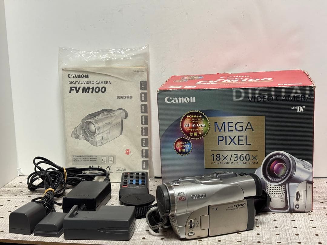 動作確認済】Canon FV M100 MiniDV ビデオカメラ - メルカリ