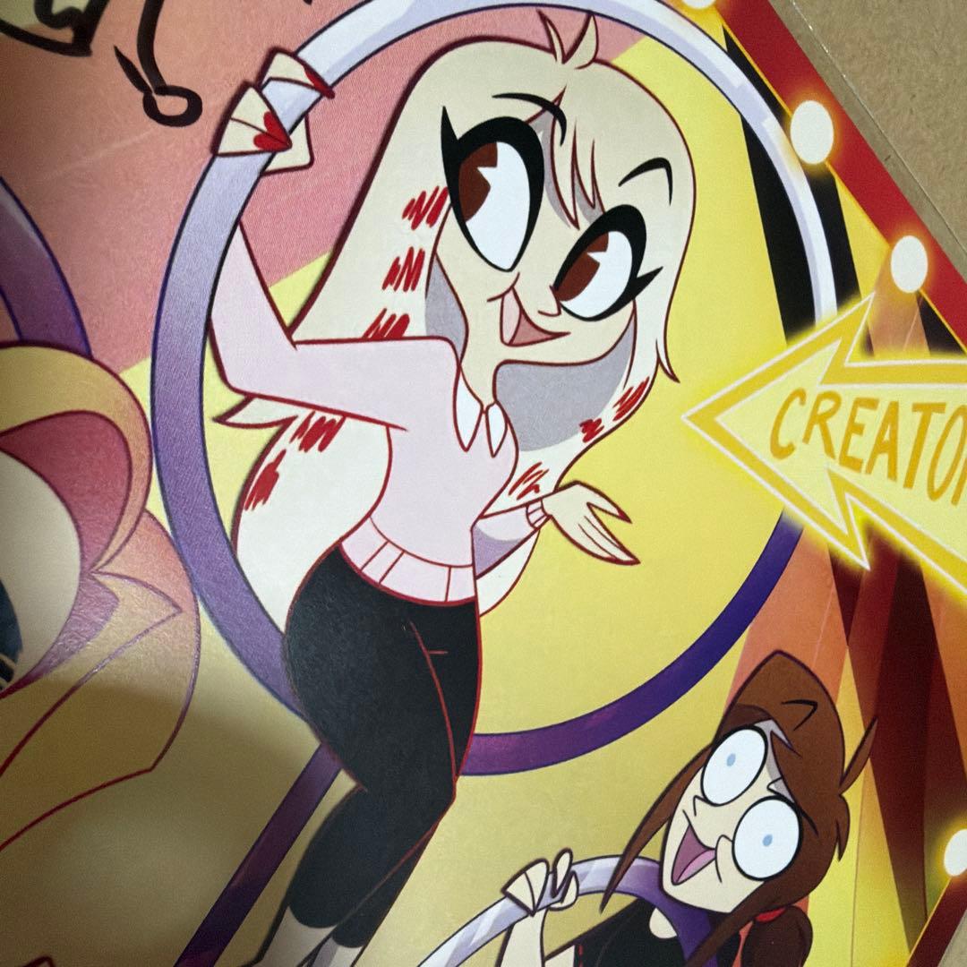 わ*ど様 ハズビンホテル ヘルヴァボス 作者 直筆サイン ポスター