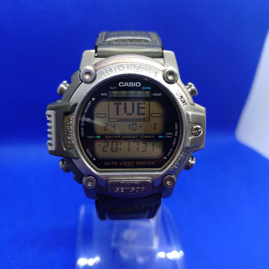 CASIO】【PROTREK】【電池交換済】カシオPRT-300 替えバンド付 - メルカリ