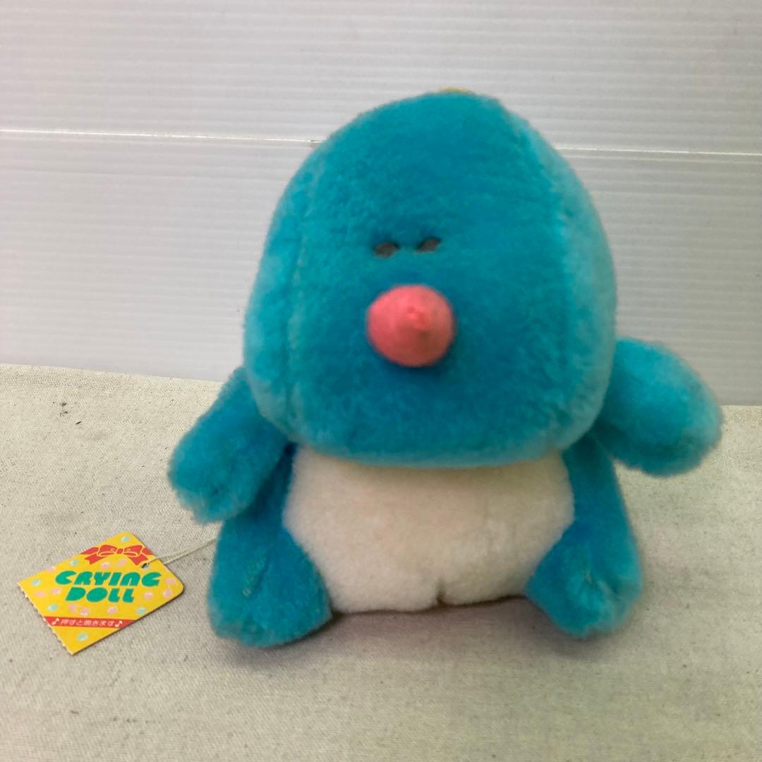 【激レア★タグ付き】サンリオ　SANRIO　恐竜　ぬいぐるみ　1984年製　希少 🇰🇷 恐竜ぬいぐるみ . #サンリオ #けろけろけろっぴ #はぴだんぶい