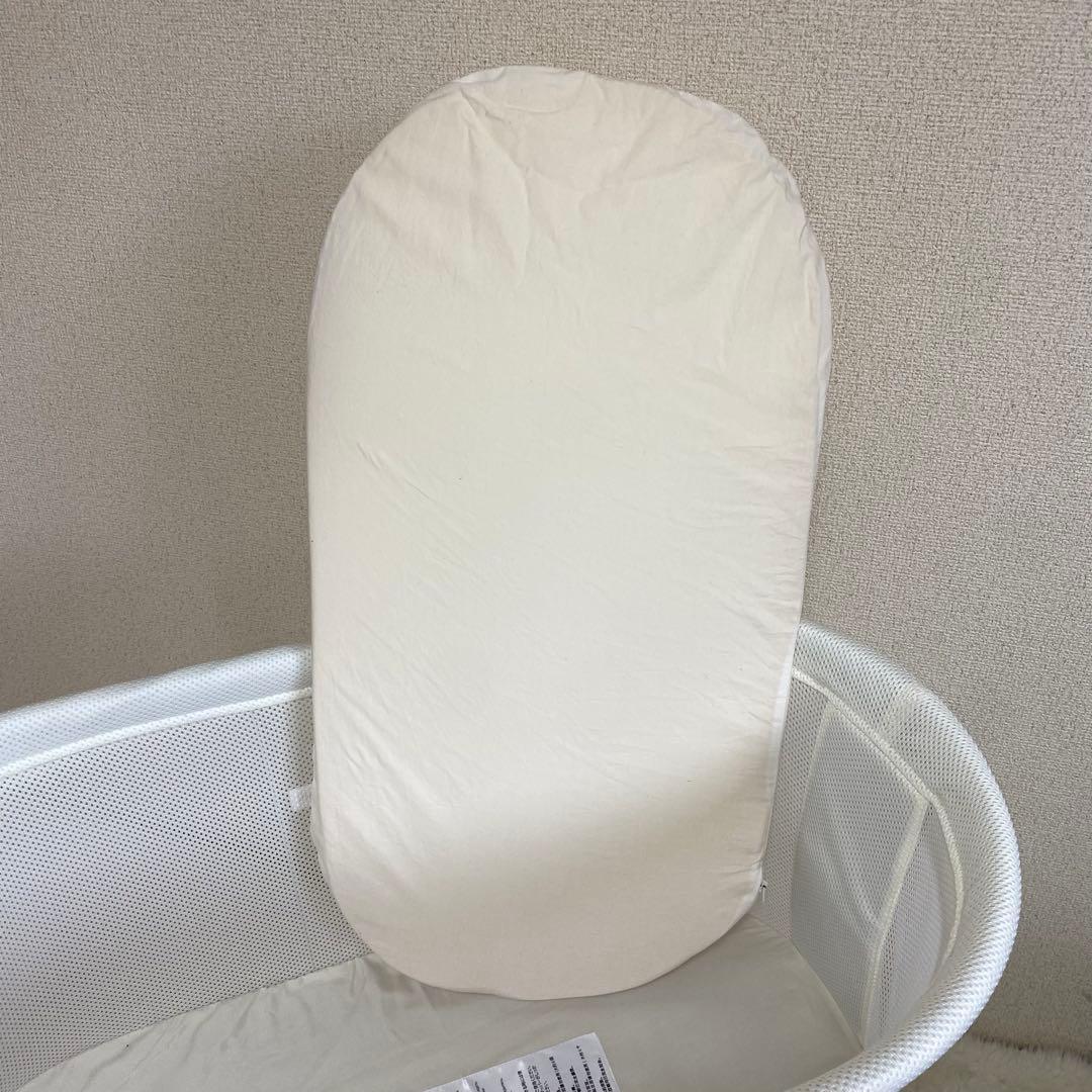 《美品》ベビービョルン クレードルハーモニー ベビーベッド ホワイト