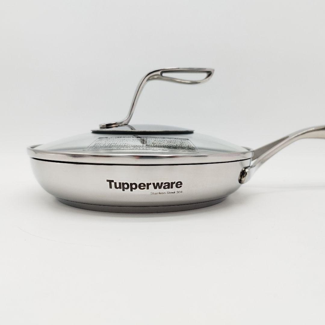新品】タッパーウェア マストロクックウェア 20cm フライパン ガラス蓋