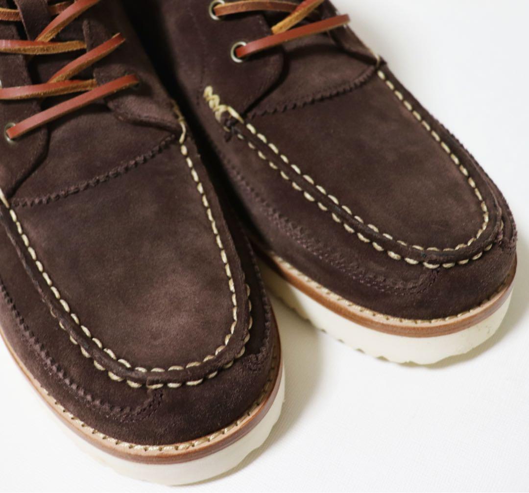 《ポロ ラルフローレン》箱付未使用 スエードレザーブーツ UK9(28.5cm)