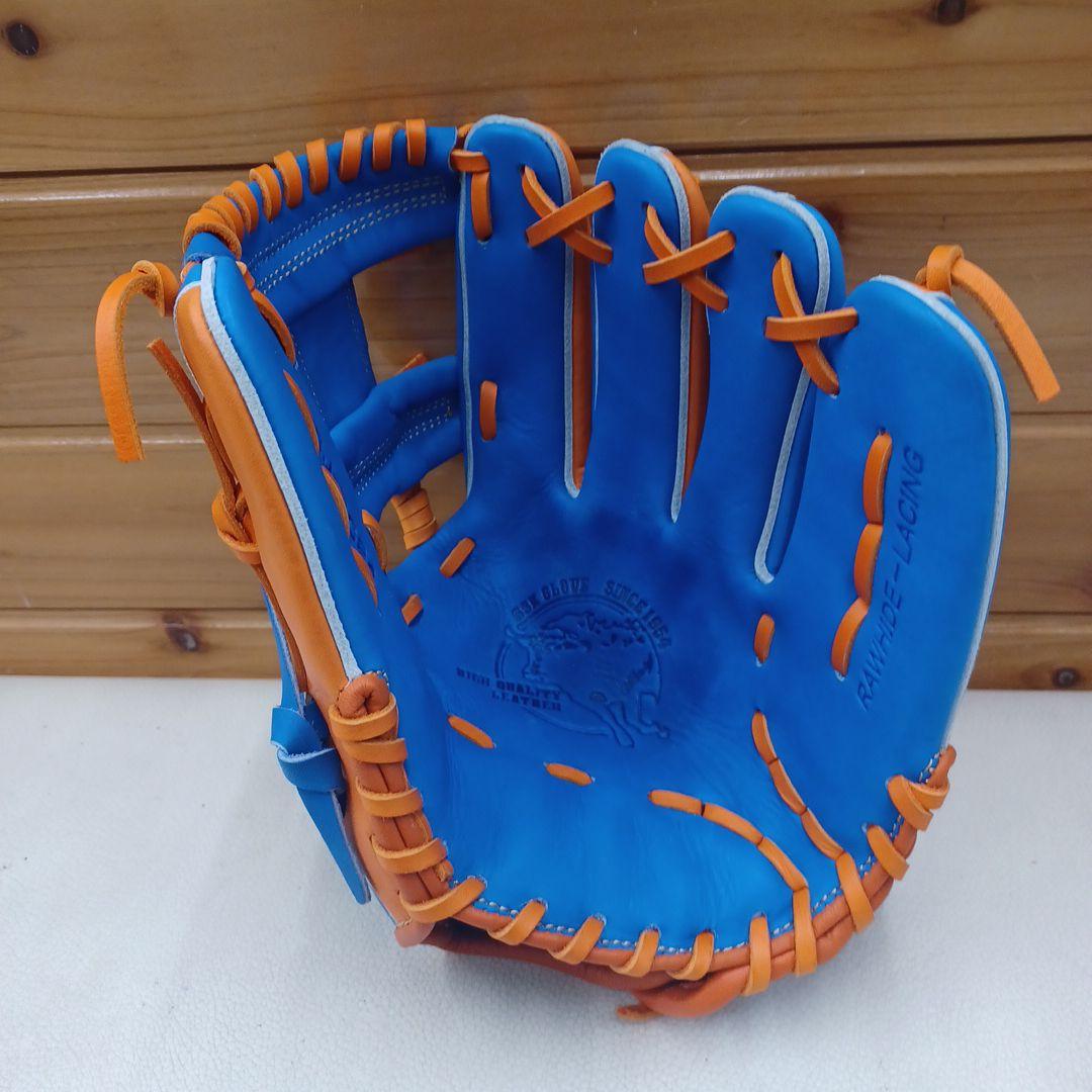 SSK限定 カノモデル 少年軟式グローブ 青/オレンジ - メルカリ