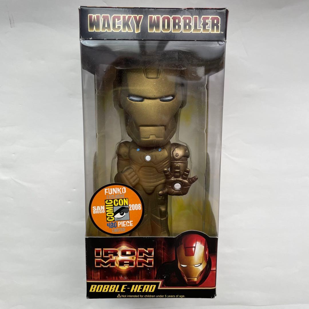 【希少】Funko アイアンマン　ボビングヘッド　人形　フィギュア ポップ！ 3.75インチ ソフビ ボブルヘッド フィギュア/マーベル