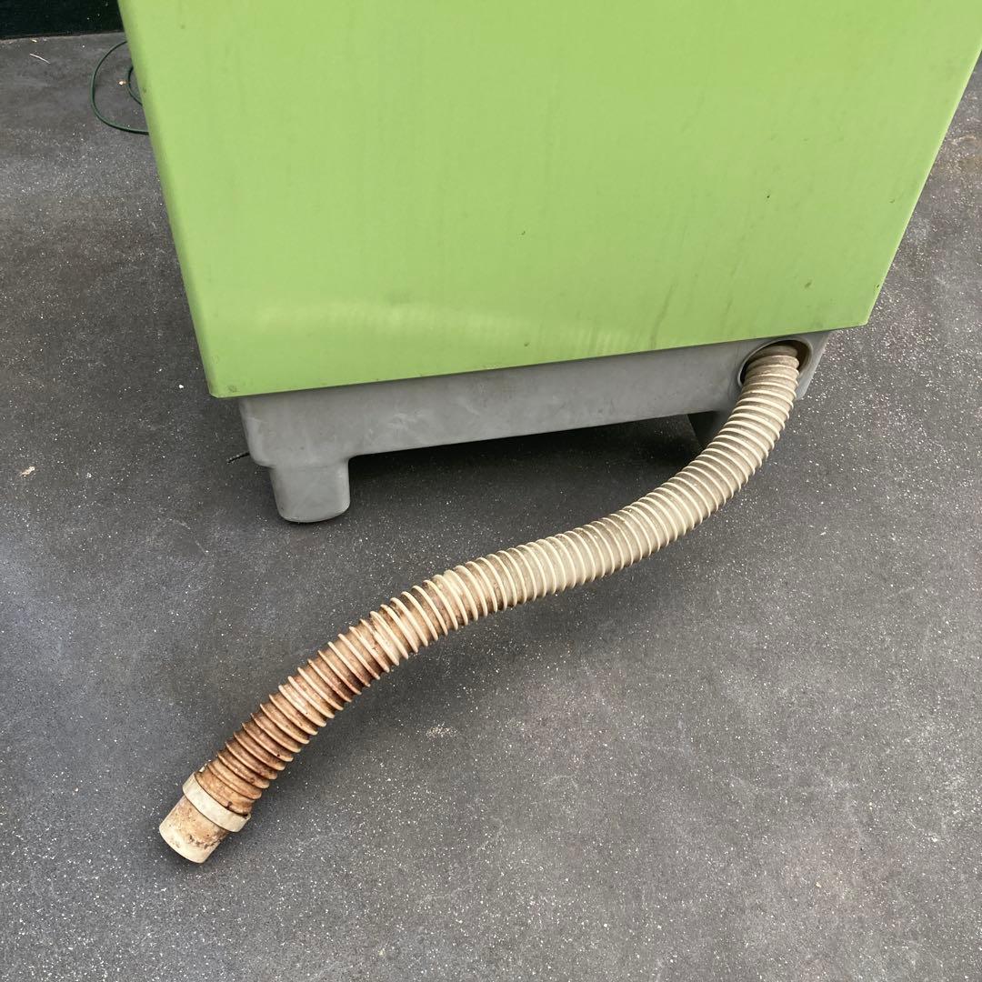 三菱 二層式洗濯機 千曲 CW-621G 緑 グリーン 動作確認済み 昭和レトロ