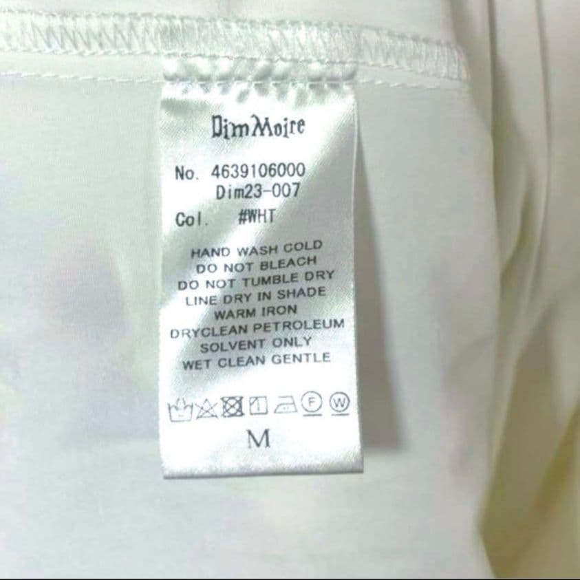 DimMoire 十字フリルブラウス White Mサイズ - メルカリ