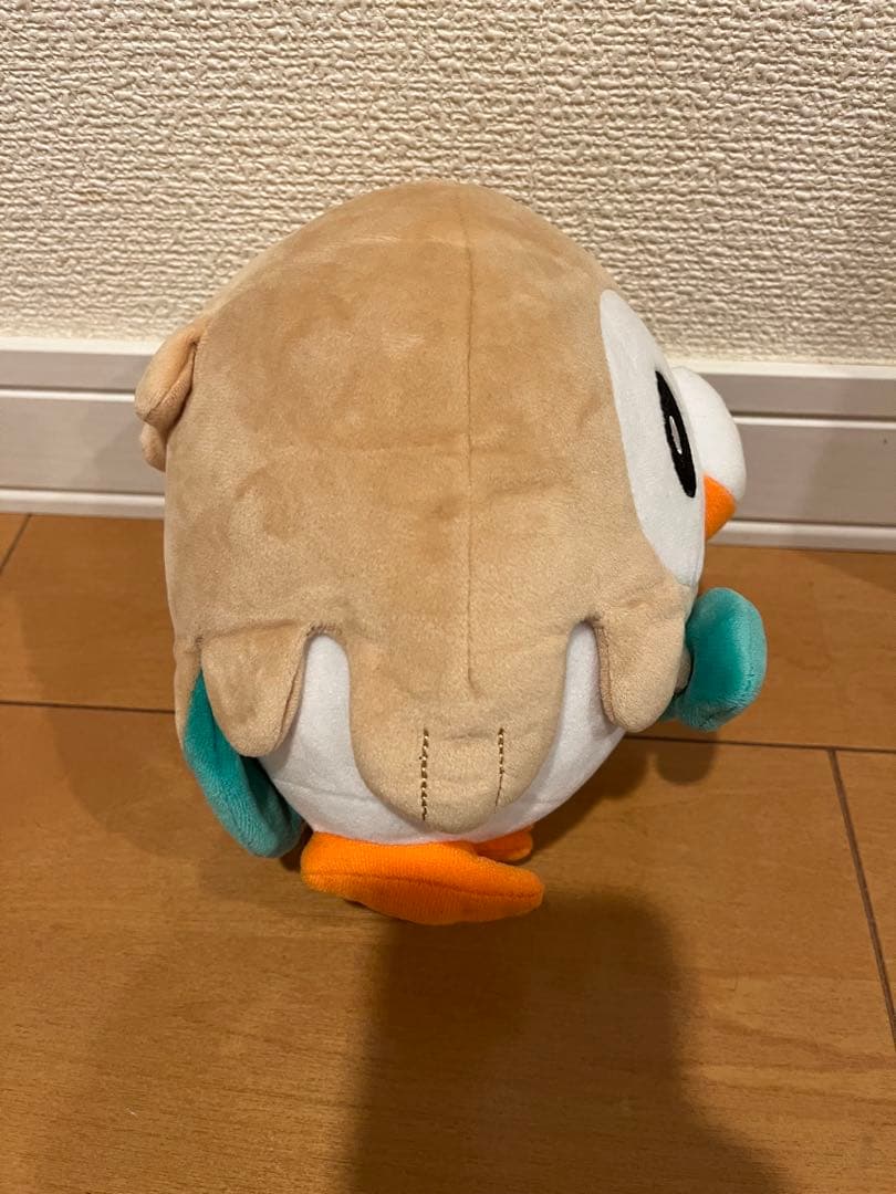 等身大ニャビー 、等身大アシマリ、おまけのモクローぬいぐるみ3点