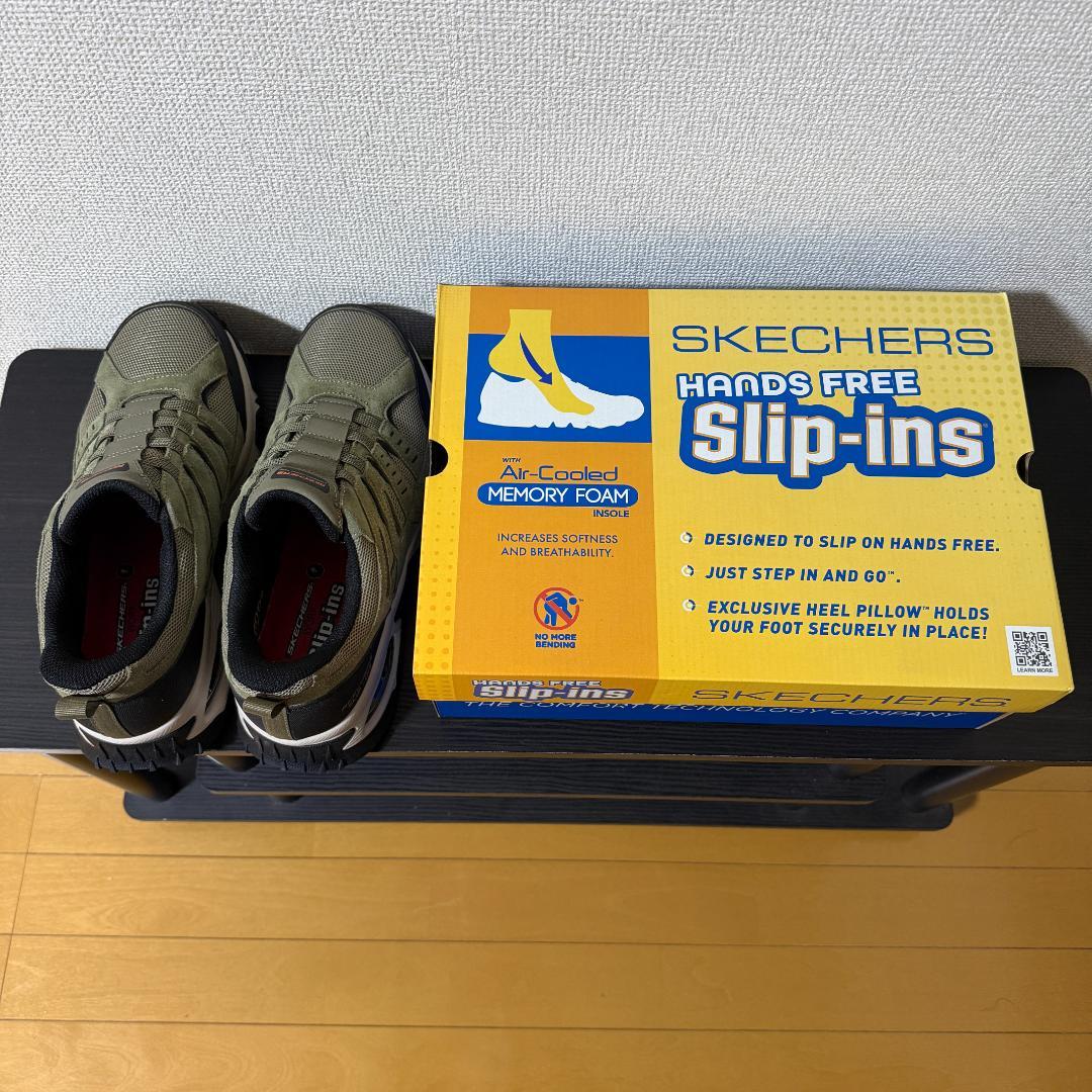 【未使用に近い】SKECHERS ハンズフリー安全靴 28.0cm 2E相当