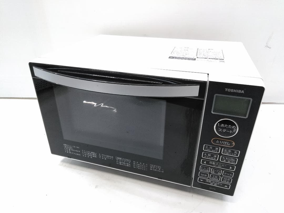 TOSHIBA 東芝 フラット オーブンレンジ ER-V18 2022年製 △ 東芝 オーブンレンジ ER-V18をレビュー！クチコミ・評判をもとに徹底
