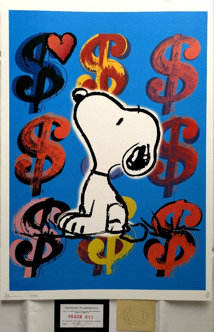DEATH NYC】Snoopy ×アンディ・ウォーホル世界限定100枚 - メルカリ