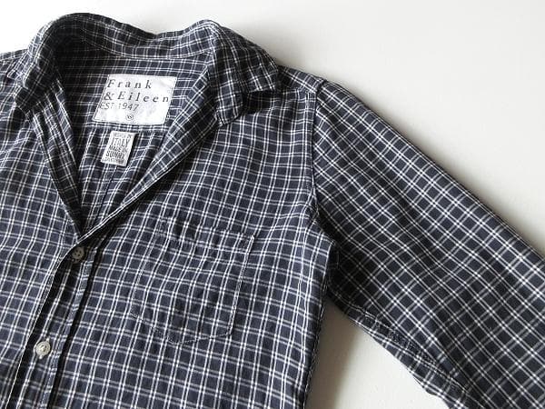 USA製 Frank&Eileen BARRY チェックシャツ XS - メルカリ
