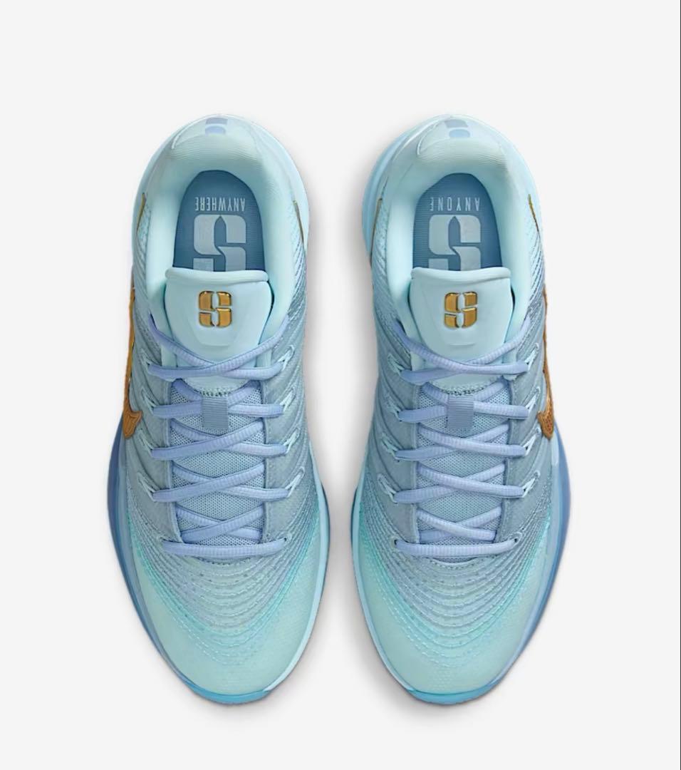 サブリナ 3 \"Blueprint\" EP 水色/ゴールド 25.0センチ