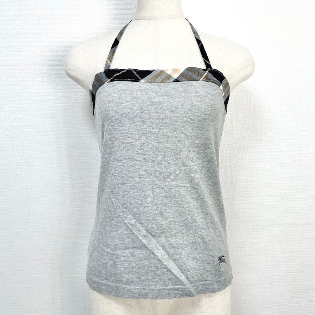 y2k✨️ BURBERRY BLUE LABEL ホルターネック トップス - メルカリ