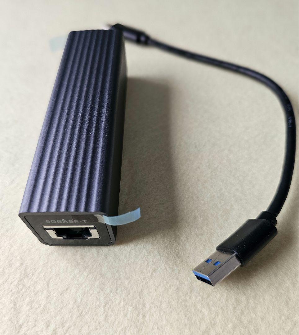 QNAP ネットワークアダプター QNA-UC5G1T QNA-UC5G1T | USB 3.2 Gen 1から5GbEネットワークに接続 | QNAP