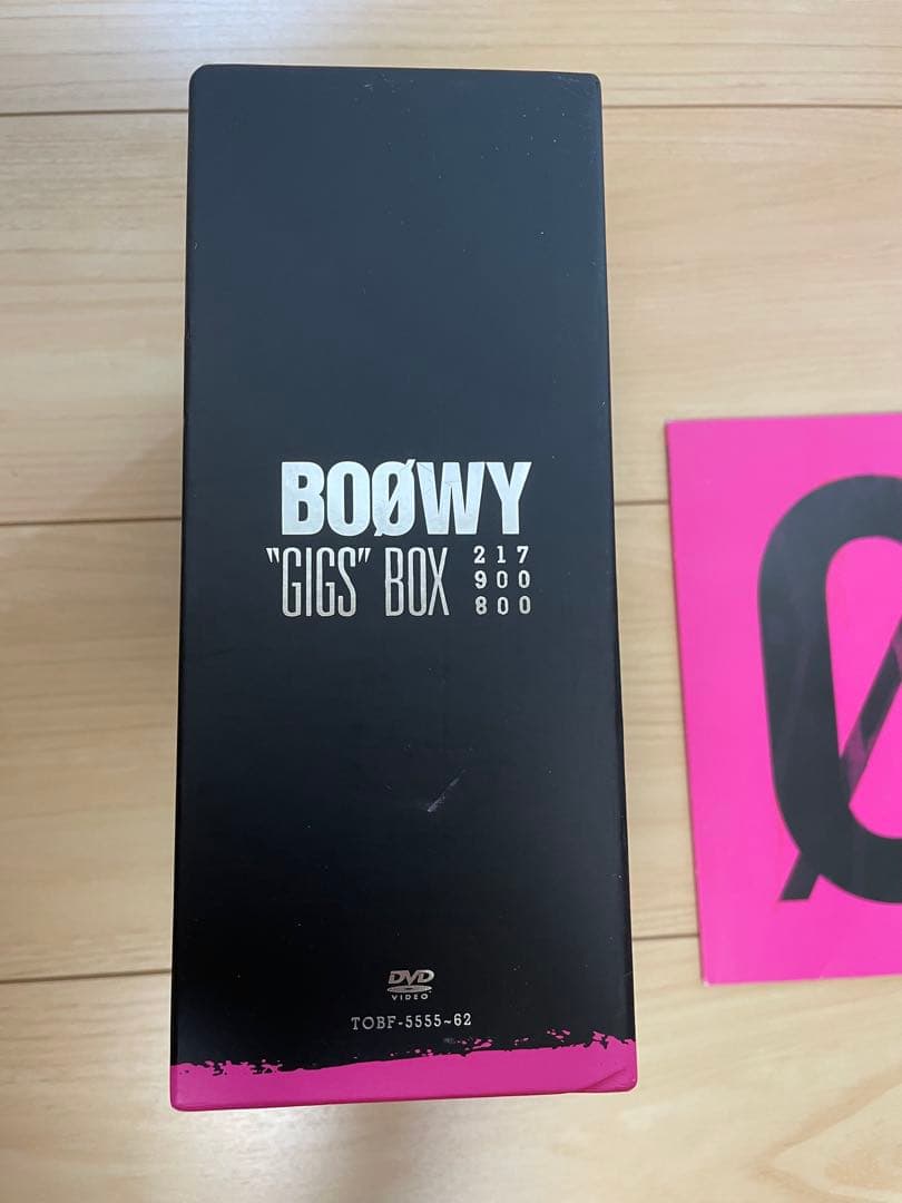 BOØWY \"GIGS\" BOX 8枚組 DVD