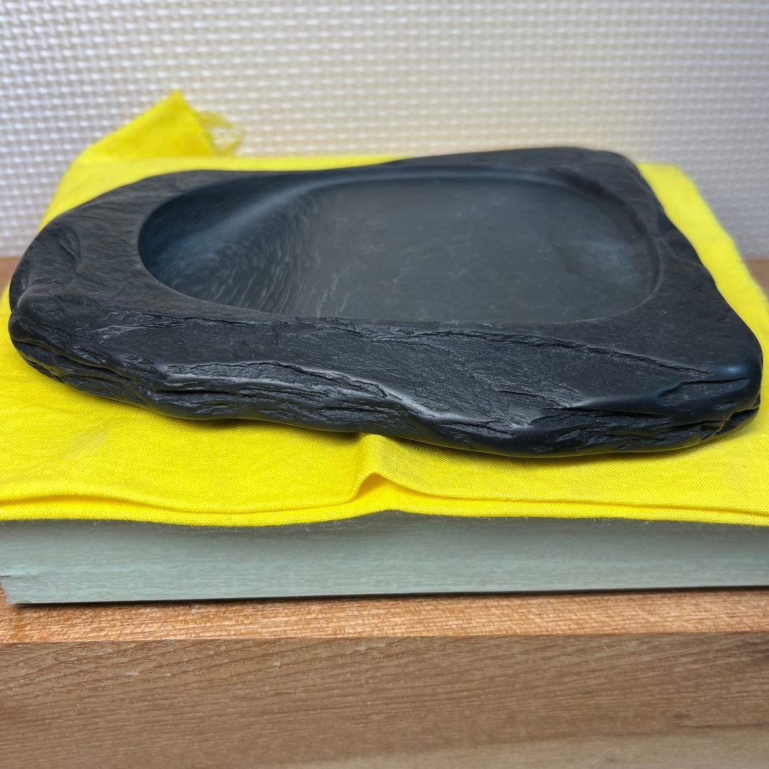 近江名産 石紋綺麗 ⭕️希少 高島虎斑石硯 福井永昌堂製 天然硯 泰石作