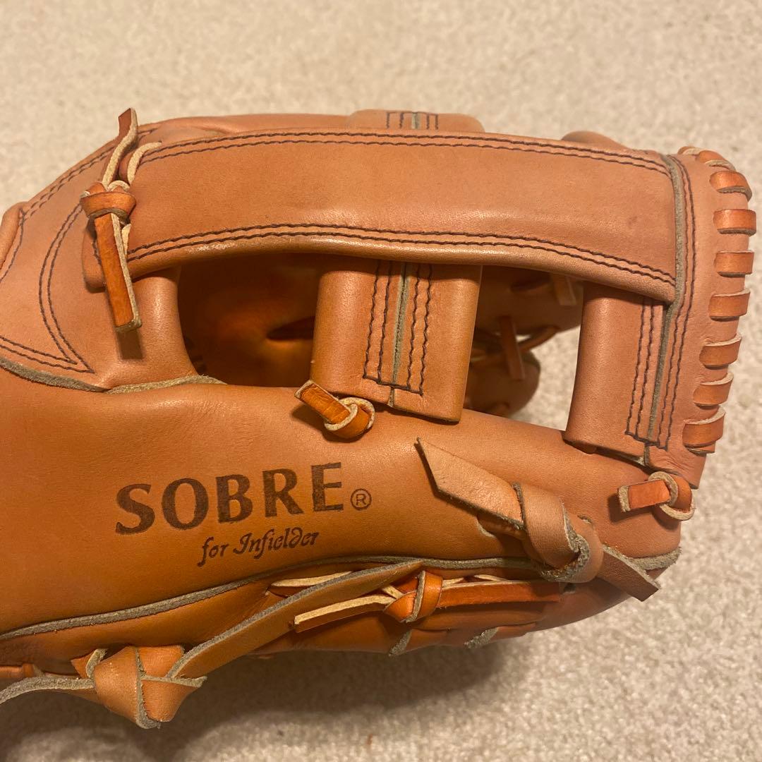 希少】ミズノ 日本製 ビューリーグ SOBRE 内野用 硬式用グローブ