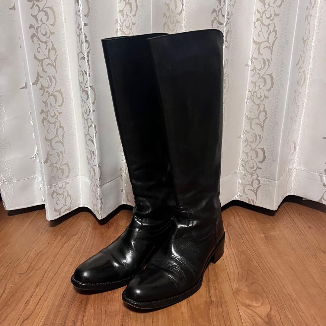 SARTOREサルトル　ブラック ジョッキーブーツ　37.5 24.5cm