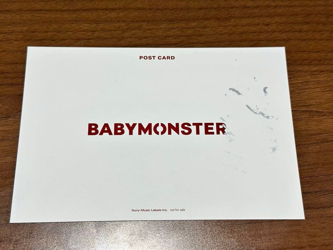 BABYMONSTER ASA サイン入りポストカード - メルカリ