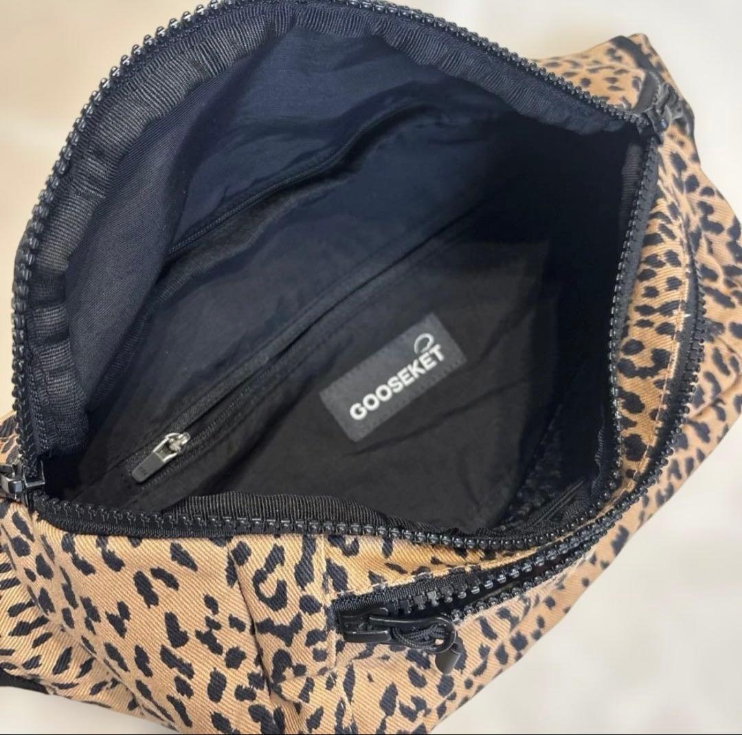 グスケット365プラス ブラウンレオパード ヒョウ柄デザイン 黄色