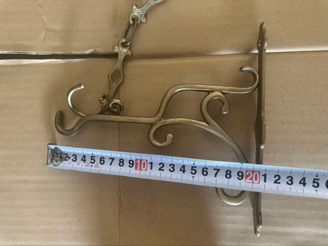 真鍮製アンティークベル 高さ16cm