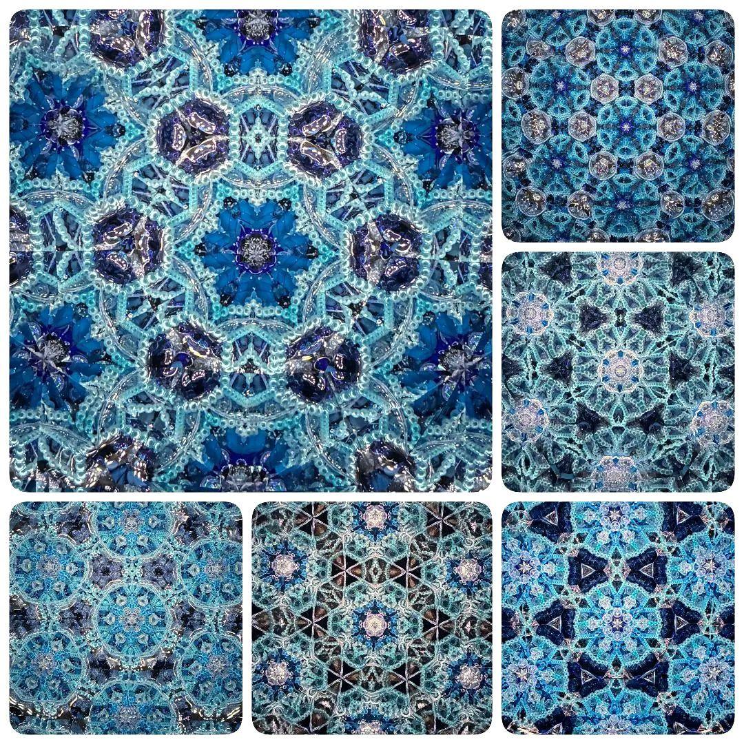 万華鏡《413》ゆっくり動くオイルタイプ（天板黒）セミオーダー