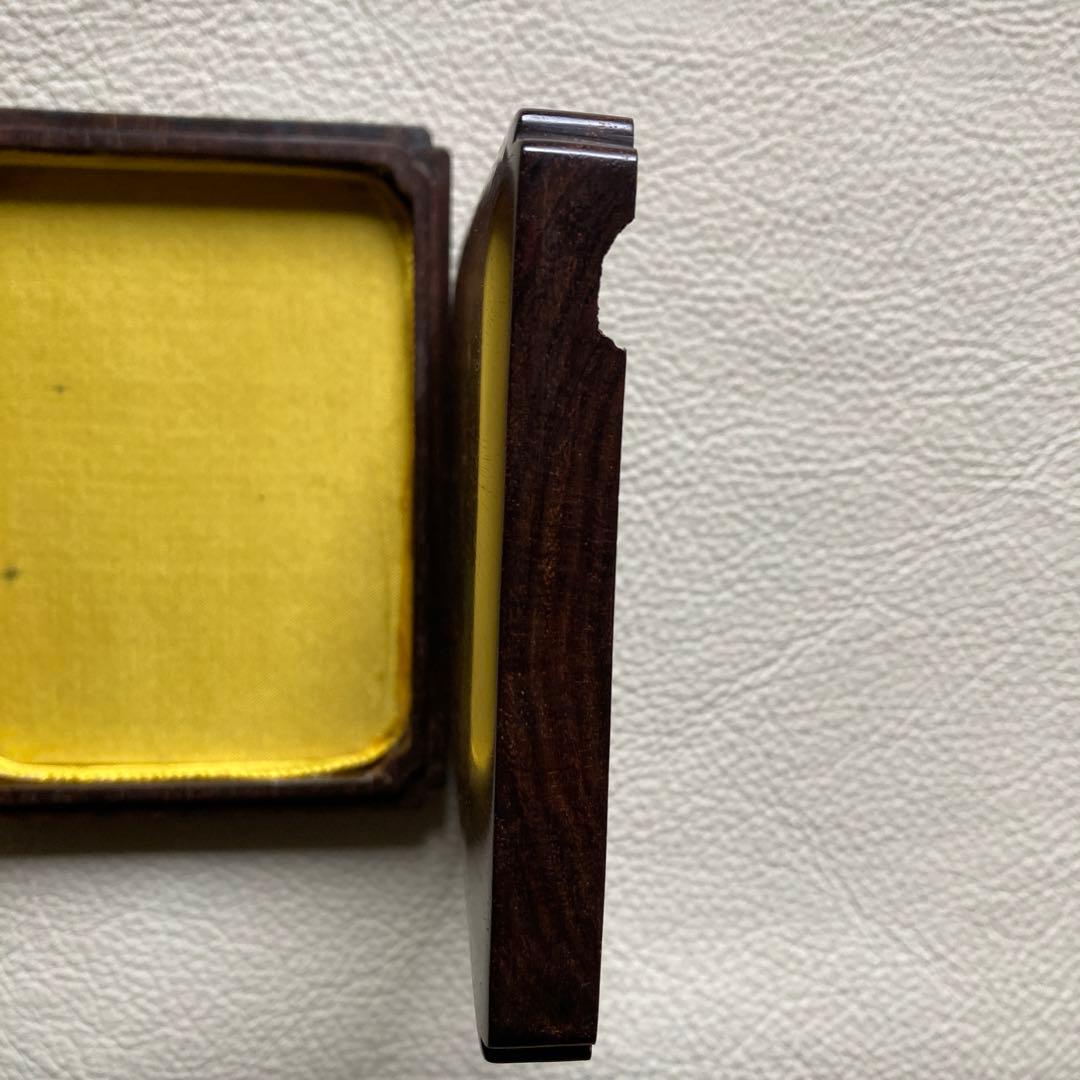 最高級中国墨　韻藻楼　休城胡開文製　大清乾隆年造　寸11.7×8.6×1.8cm