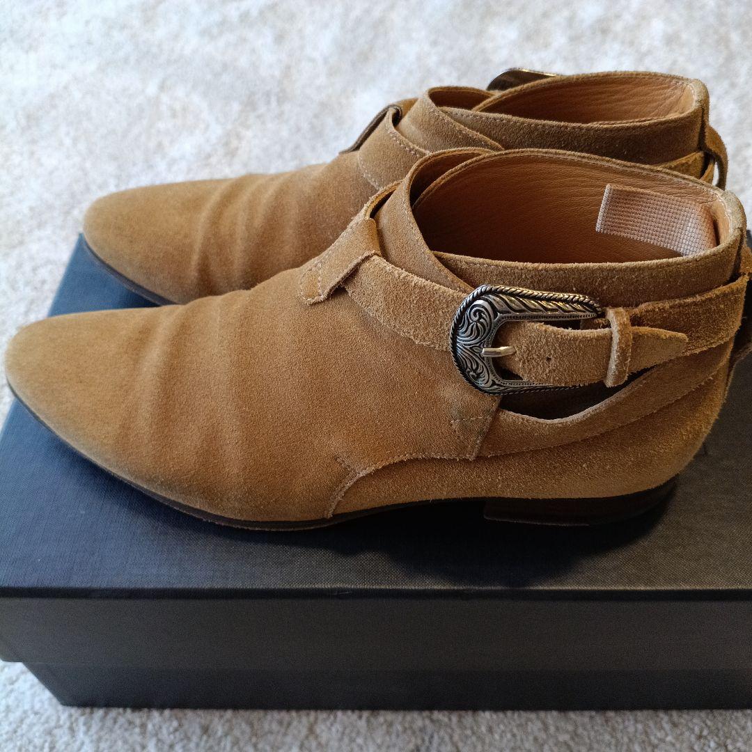 カ*ノ様 サンローラン クロップド ウエスタン ジョッパーブーツ