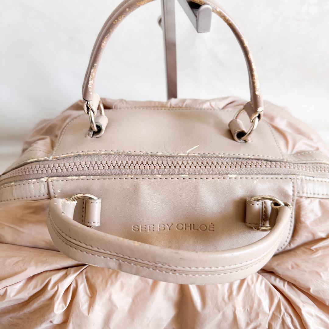 See By Chloé ショルダーバッグ 2way ボリューム ベージュ - メルカリ