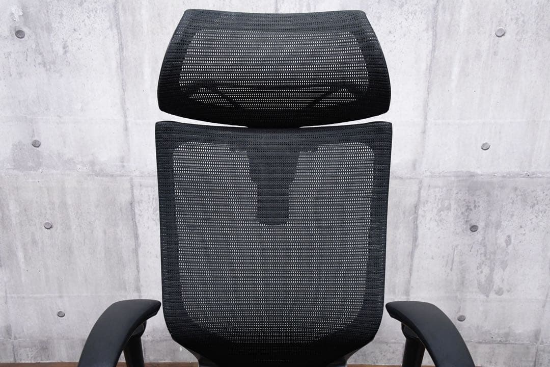 EFK37 オカムラ バロンチェア CP82BR ブラック デスクチェア - メルカリ