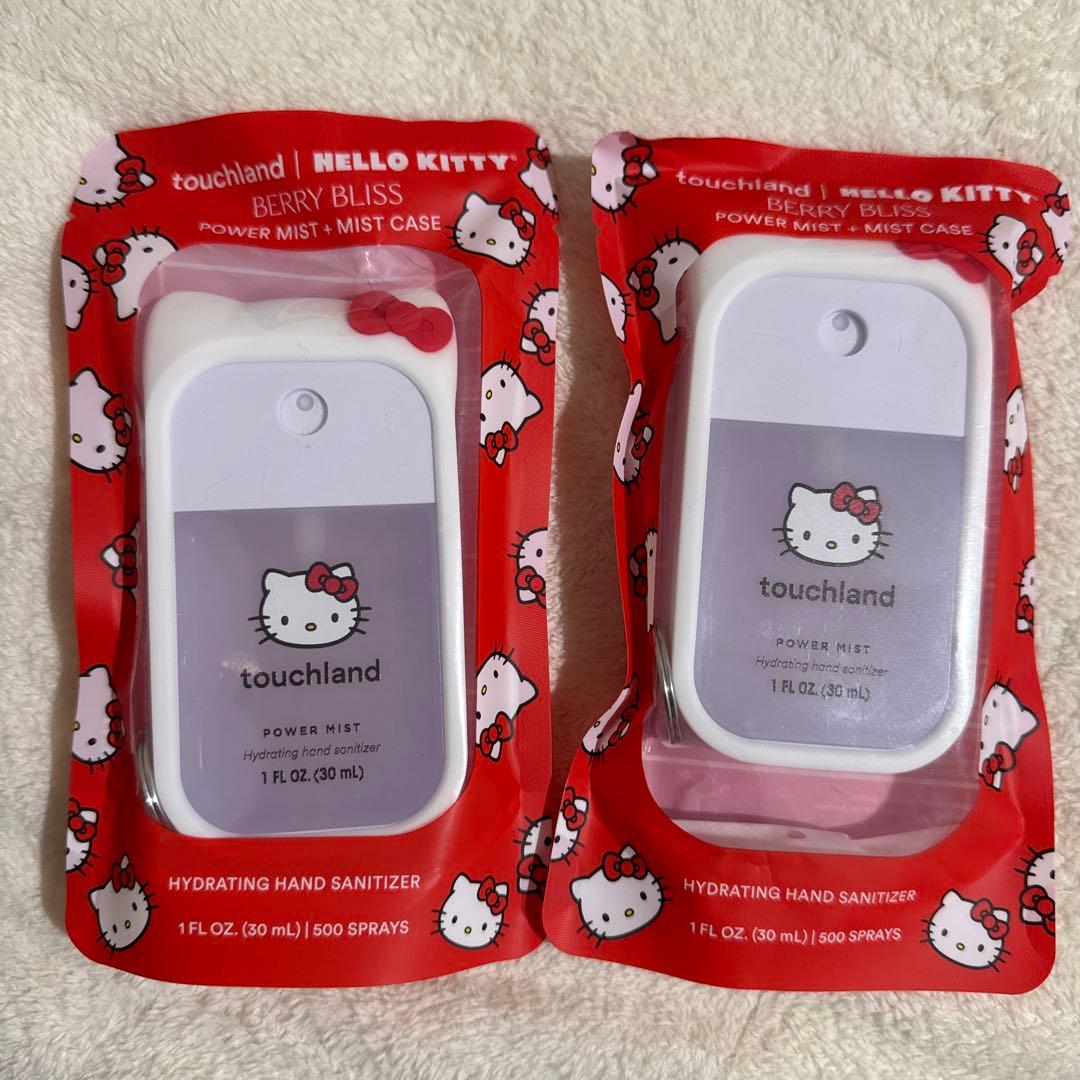 Touchland 数量限定品 キティコラボハンドスプレー＋ケース 2個セット！
