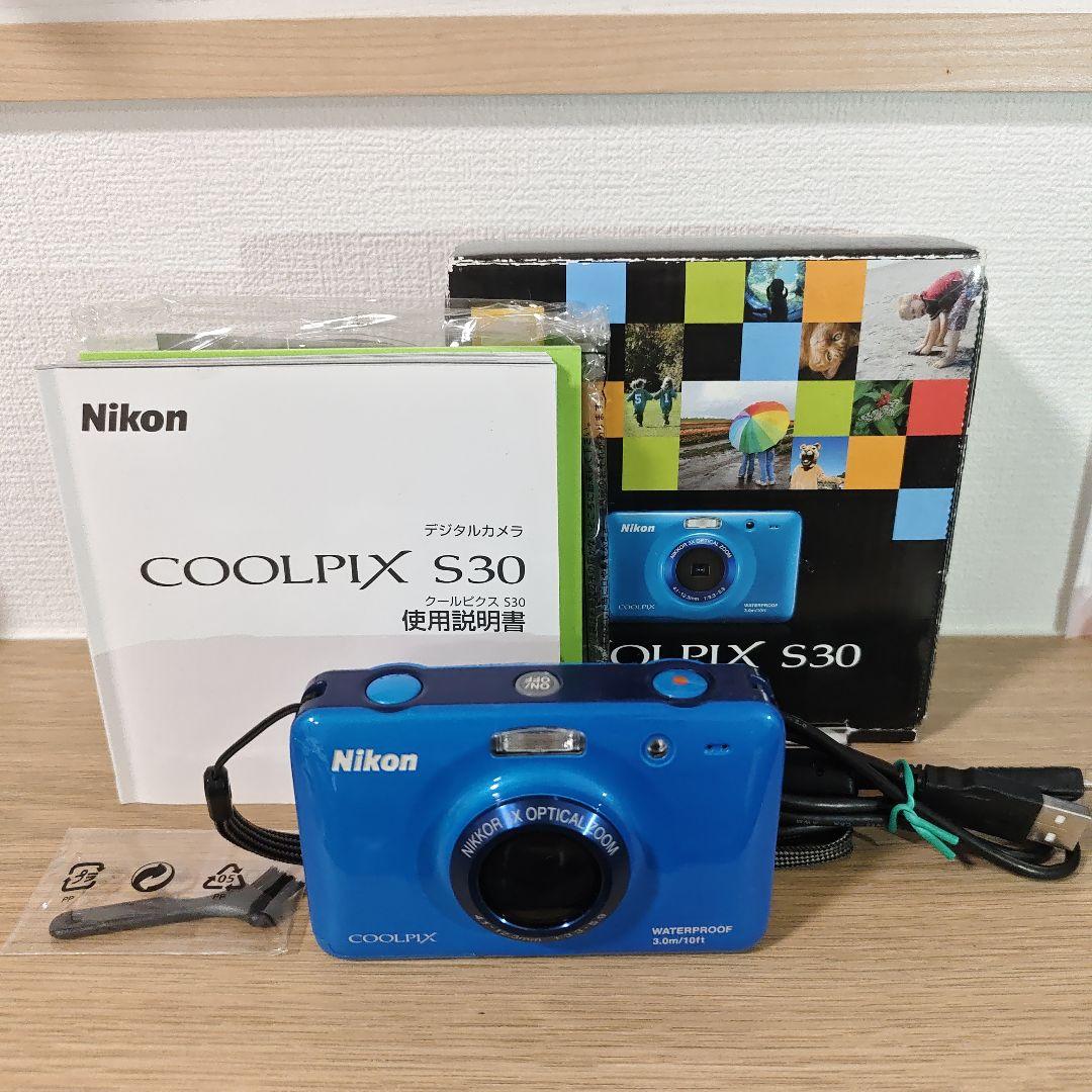 美品 Nicon COOLPIX S30 コンパクトデジタルカメラ - メルカリ