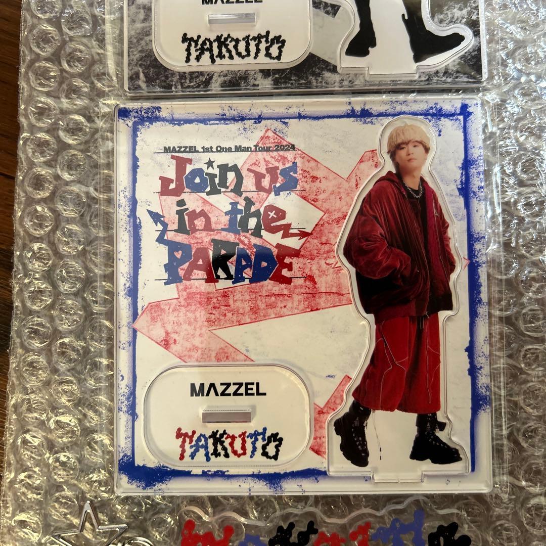 MAZZEL マーゼル アクリルスタンド ver.1 ver.2 タクト - メルカリ