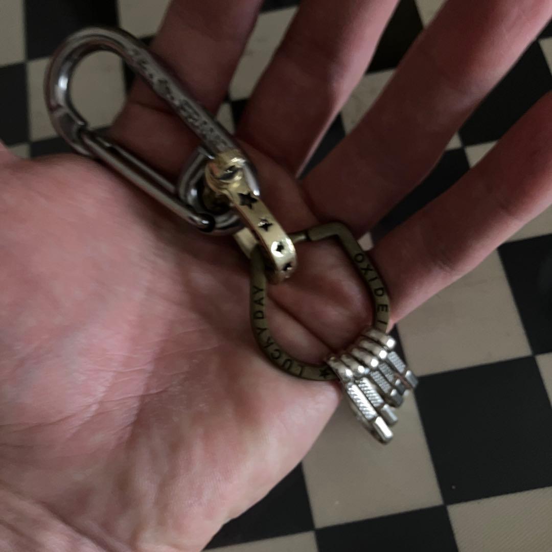 wichardカラビナ ホースシューシャックル&キーリング使用 キーホルダー！